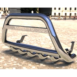 JEEP Cherokee ZJ 93-98 Front Bull-Bar With Bottom Grille and Logo FGBM02