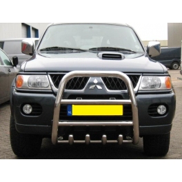 MITSUBISHI L200 Mk3 Front High Bull-Bar With Lower Grille FGBH01